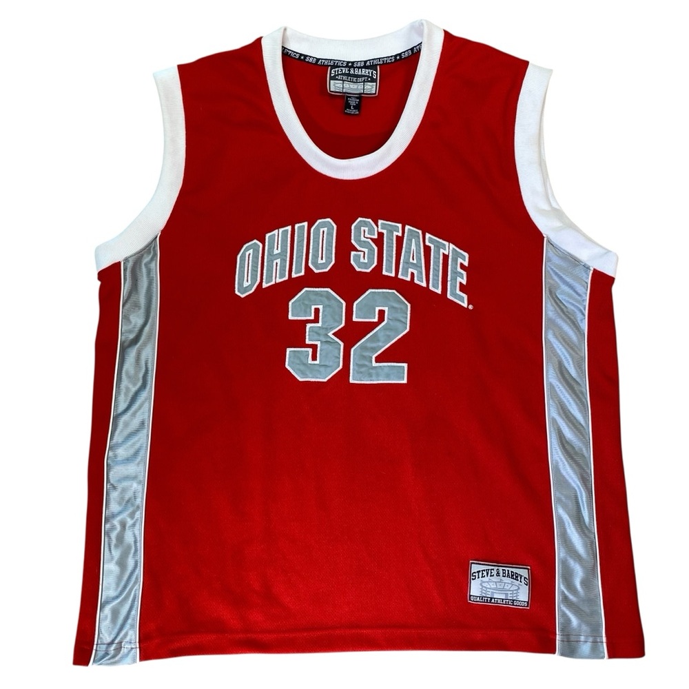 Ohio State #32 Red Basketball Jersey Steve & Barry's size large